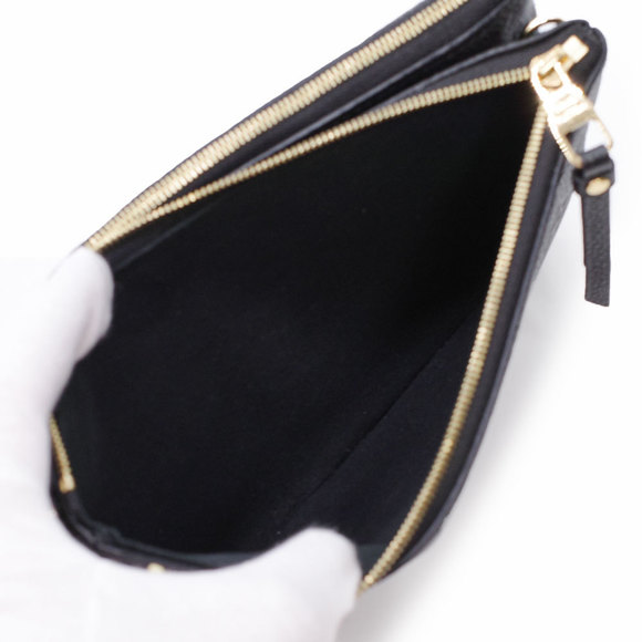 Louis Vuitton Pochette Double Zip Monogram Imprint Black - Picture 5 of 9